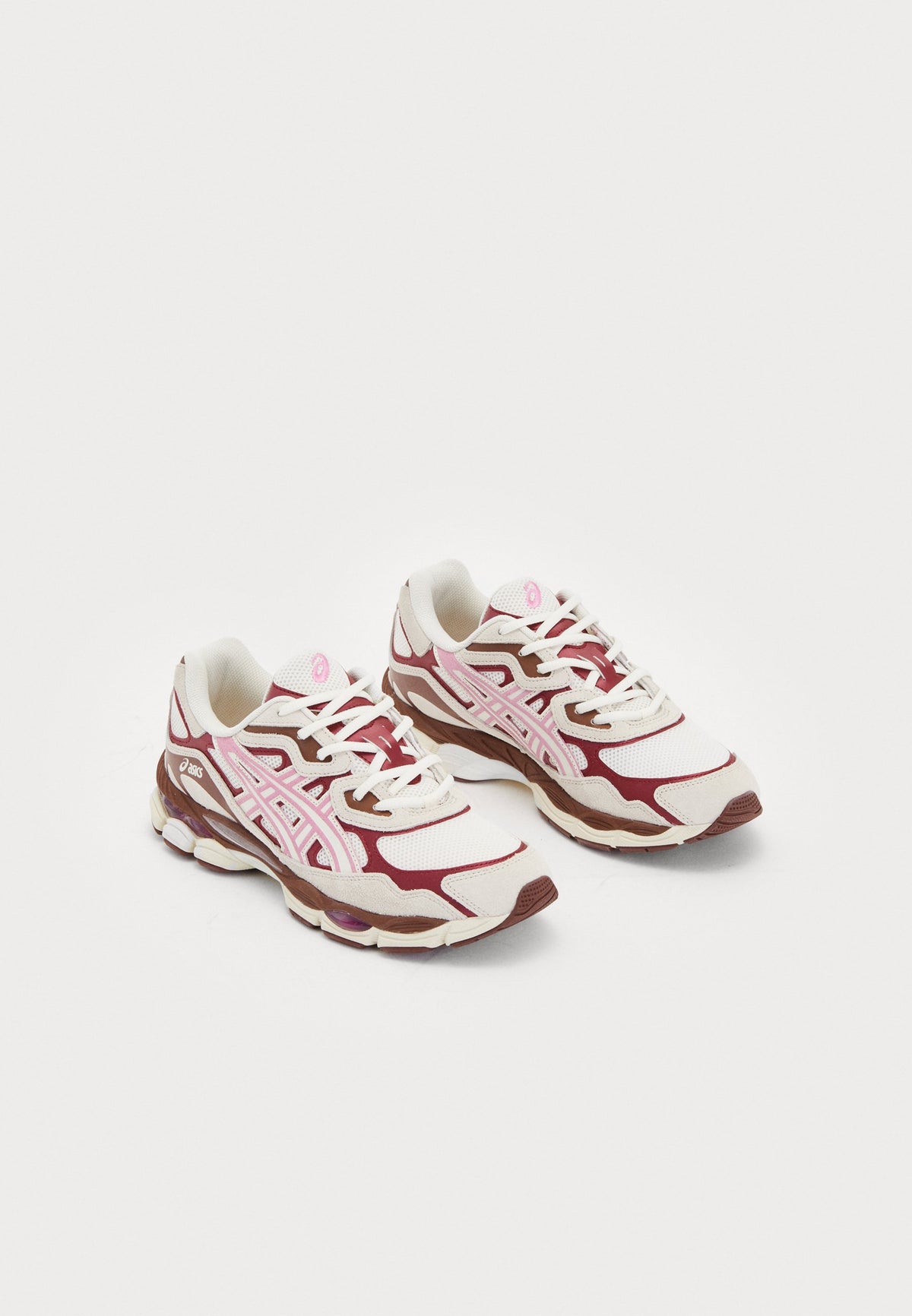 Asics GEL NYC UNISEX - Baskets basses - cream/sweet pink